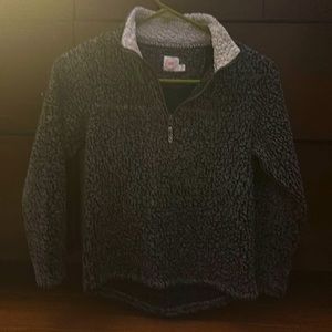 This is a very comfy fluffy zip up hoodie